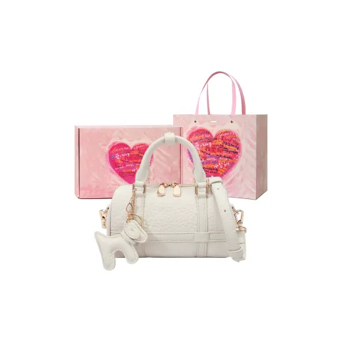 NATTY ПУ (полиуретан) Через плечо Одно плечо Бостонская сумка Сумка Женская Белая