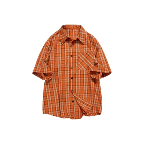 JIARONG Апельсин Унисекс Рубашки
