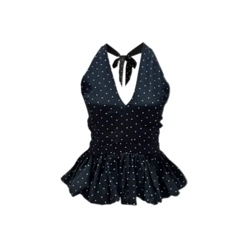 HeartyBite Черные Женские Камисоли