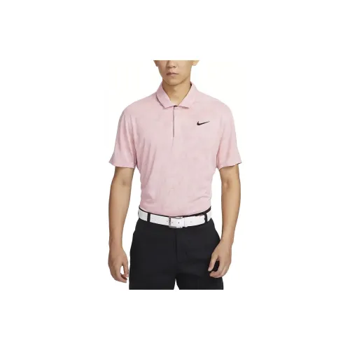 Nike Dri Fit Oxford Pink Men's Polo