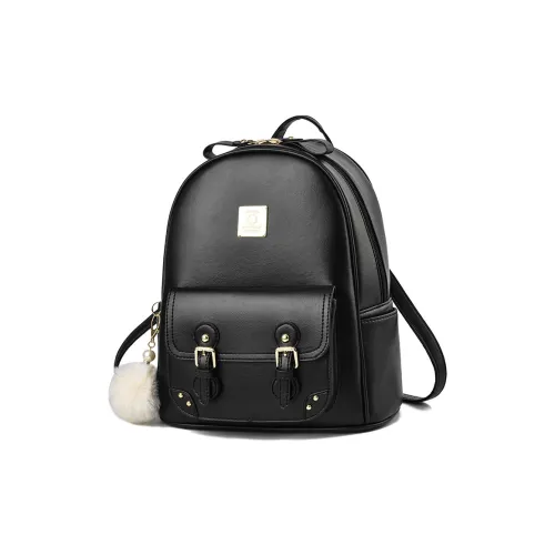 BLAKE FLEETO Рюкзак из ПВХ (поливинилхлорид) Женские Черный Хаки