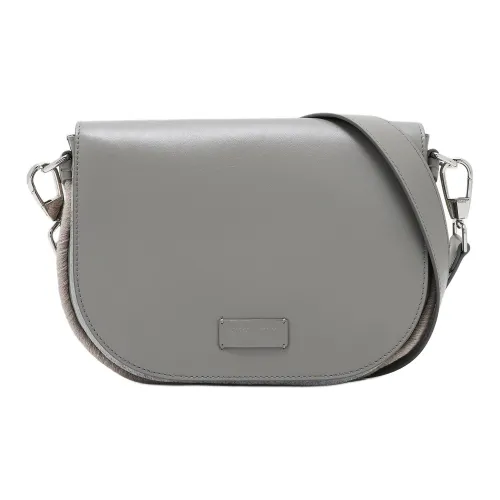 AMANI Napa Голень Кожа Сумка через плечо Средняя Унисекс Серый