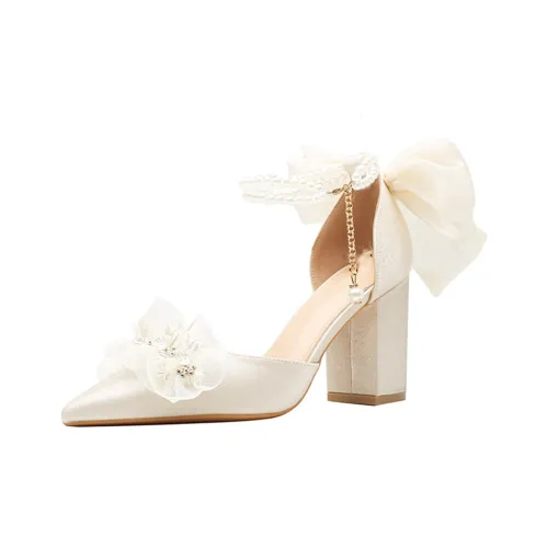 GOSO Грубый каблук Высокие каблуки Женские Абрикос