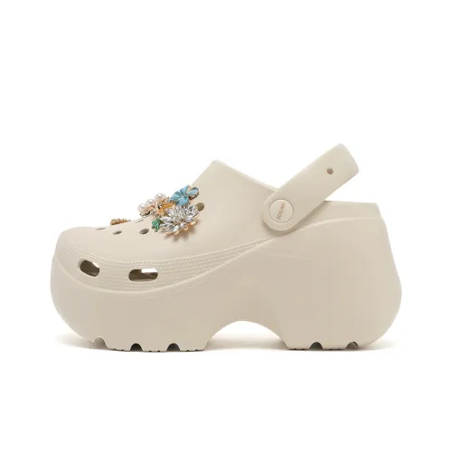 JOSINY Сабо Хаки Высота каблука 9 см Женские