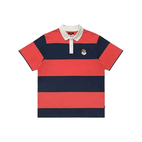 Malbon Golf Поло Мужское Морской Синий