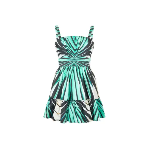 Roberto Cavalli Slip Платье Женское Светло-Синий