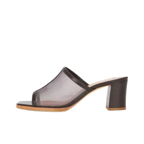 Staud Слипоны 6 см Женские Коричневый