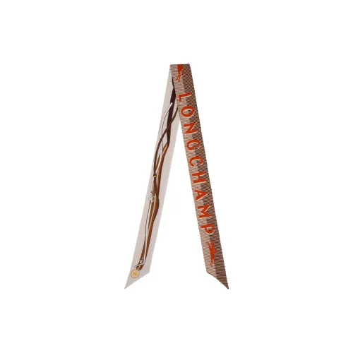 LONGCHAMP Шелковые шарфы Женские Многоцветные