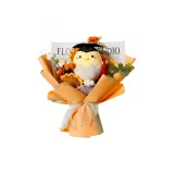 Букет подсолнухов + Доктор Выпускной Яйцо 35 см