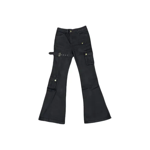 Черные унисекс джинсы