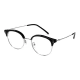 Элегантный черный, серебристый