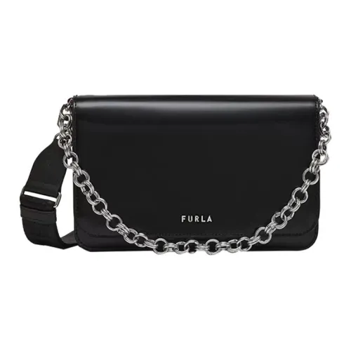 Furla Splendida Корова Кожа Сумка Маленькая Женская Черная