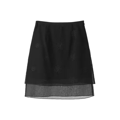 Fstudio Лето Светлый Тон Маленький Модный Полу-длина Повседневные Юбки Женские