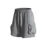 Речной камень серого цвета