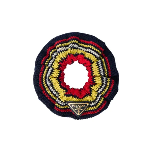 PRADA Металлическая резинка для волос женский красный желтый
