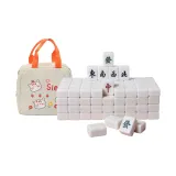 30 мм Белый Нефрит + Мультяшная Сумка + Скатерть (Случайный Цвет)