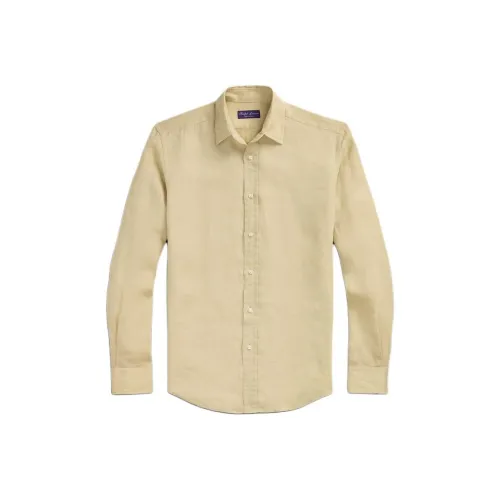 Ralph Lauren Purple Label Рубашка Мужская Овсяного цвета