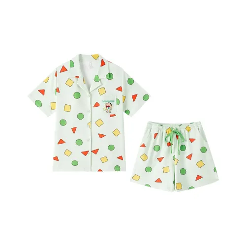 Crayon Shinchan Пижамный комплект Унисекс Light Зеленый SHIN Chan