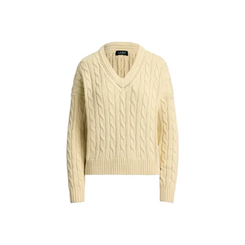 LAUREN RALPH LAUREN Трикотаж Женский Айвори Белый