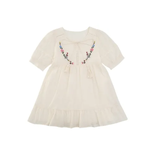 La Cergo Платье Ванильный абрикос Детский