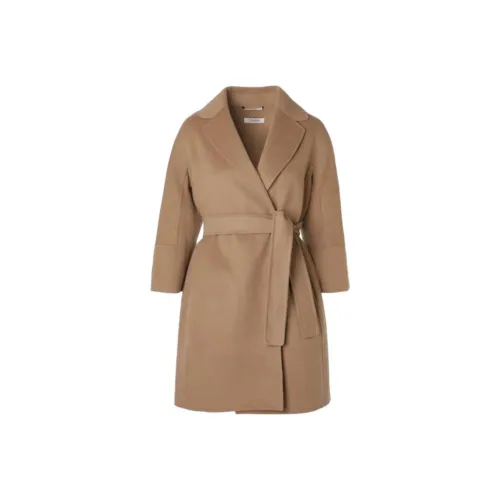 MaxMara Пальто Женское Верблюжий Коричневый