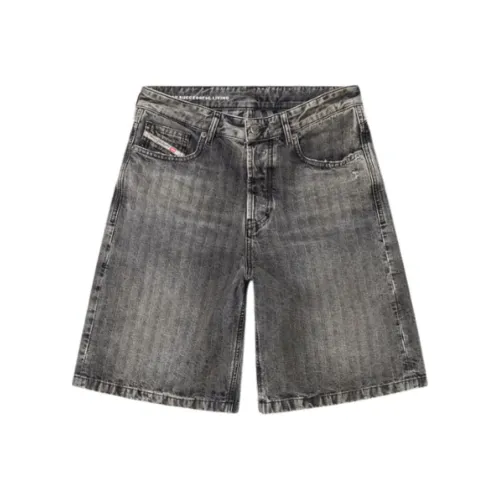 DIESEL Серые Мужские Джинсовые Шорты