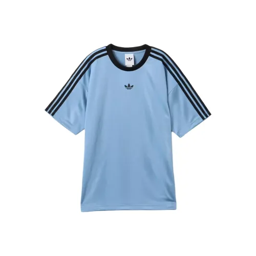 Adidas Originals Adicolor Jacquard T-Shirt Unisex Gray Blue Black Adidas Originals Adicolor Жаккард T-Shirt Унисекс Серый Синий Черный