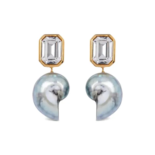 Jennifer Behr Стекло Серьги Женские Серебряные