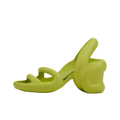 CAMPER Kobarah One Ремень Сандалии 7,6 см Женские Желтый Зеленый