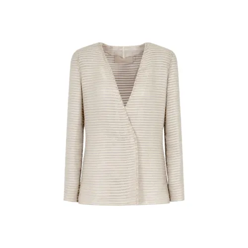 AMANI Кожа Куртка Женская Бежевая