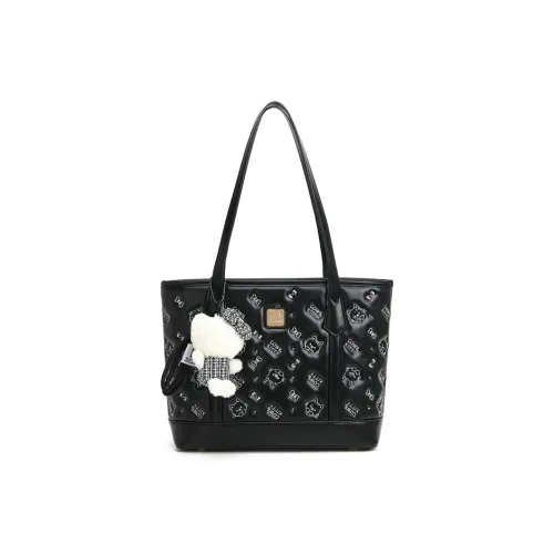 NOMK ПУ (полиуретан) Сумка через плечо Женская Черная