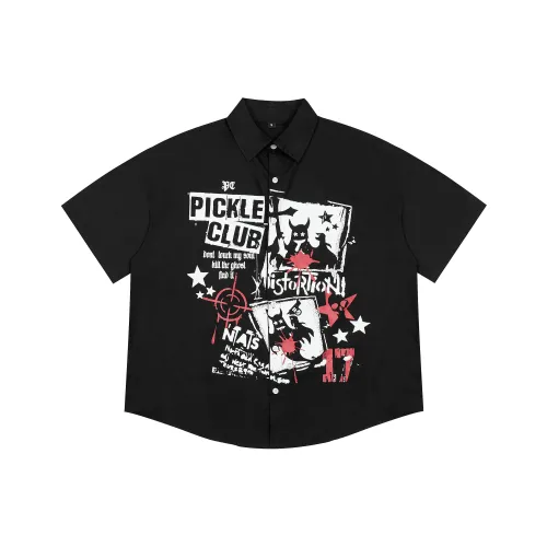 LBPC Черно-красные унисекс рубашки