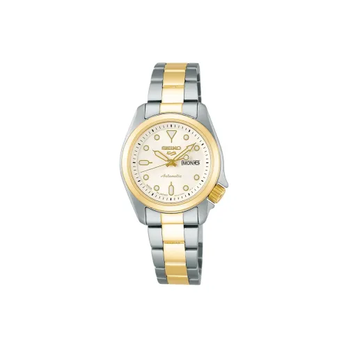 SEIKO Автоматический Механический Movement Женские Часы 28 мм Золотой