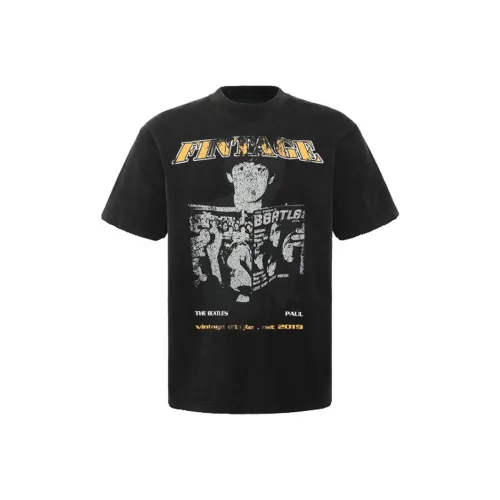 FAKE UINTAGE Черный Унисекс T-рубашки