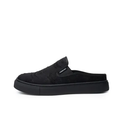 FED Резиновая подошва устойчивая к истиранию домашние тапочки мужские черные