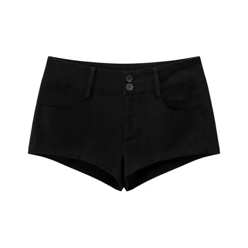 CHUU Черные Женские Повседневные Шорты