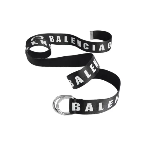 Balenciaga Ткань Ремень Мужской Черный