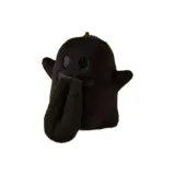 Темный милый плюшевый призрак, украшение для сумки