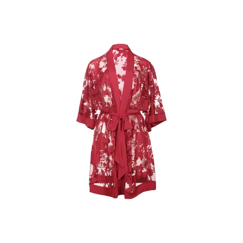 Selmark Красный Женские Банные халаты