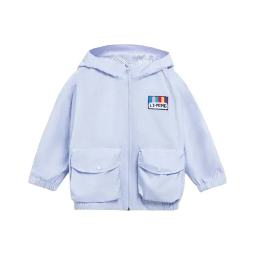 LINING YOUNG Куртка Sports Life Collection Небесный Перо Синий Детский