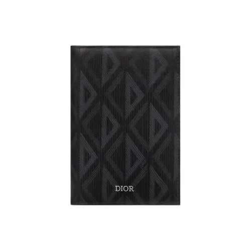 DIOR CD Diamond Холдер для паспорта Мужской Черный