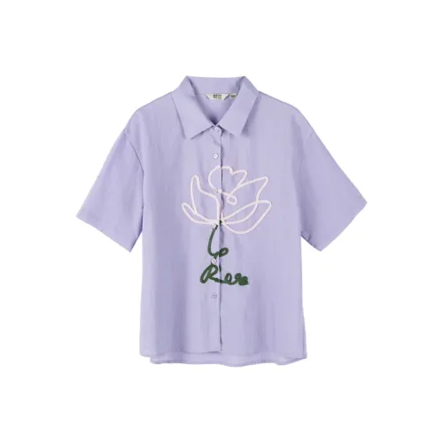 TOUCH Фиолетовые Женские Рубашки