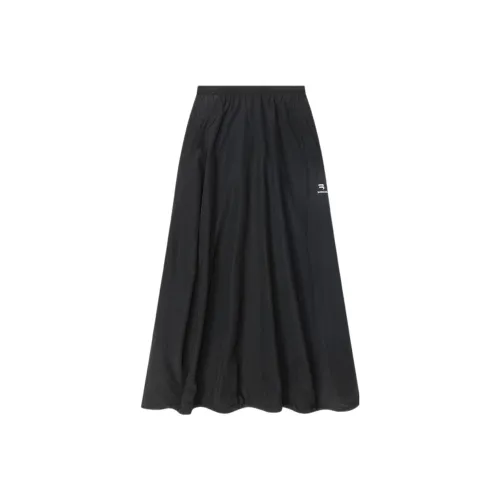 BALENCIAGA Черные Женские Повседневные Длинные Юбки