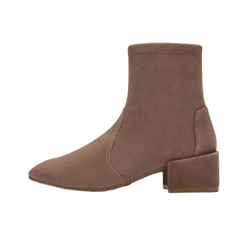 Stuart Weitzman SW Accordion Ботильоны 5 см Женские Коричневый