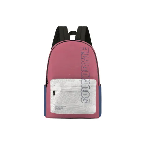 Soundbyte Полиэстер Рюкзак Стандартный Унисекс Красный Серый Контраст