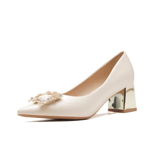 GOSO Грубый каблук Высокие каблуки 6 см Женские Абрикос