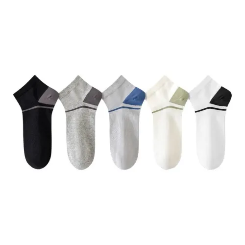 MIANWUQI Низкие носки для мужчин упаковка из 5 пар