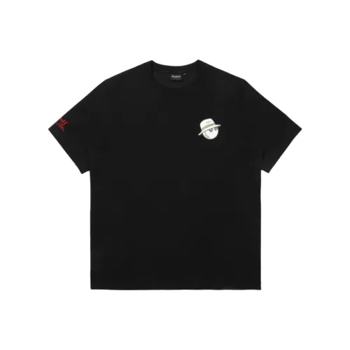 Malbon Golf T-Shirt Мужской Черный