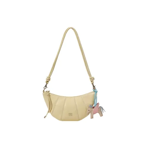 PAYOT Синтетическая кожа Лунный BOAT Сумка на плечо Стандартная Женская Светло-желтый Мятно-зеленый Светло-фиолетовый