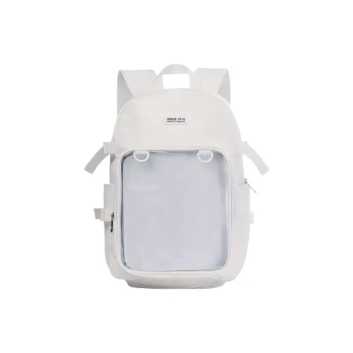 Kawasaki Ткань ПУ (полиуретан) Ит-Сумка Рюкзак Унисекс Экрю